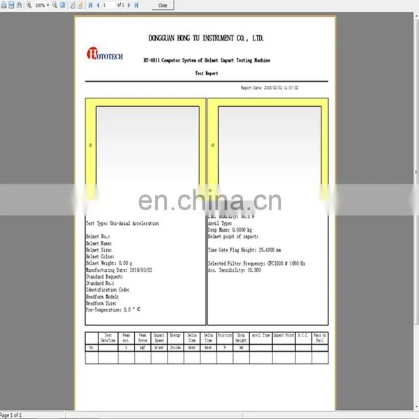 Motorcycle Helmet Impact Testing Machine/Helmet Testing Equipment With ECE R22.05, EN1078,EN1077 Etc Testing Standard photo-7