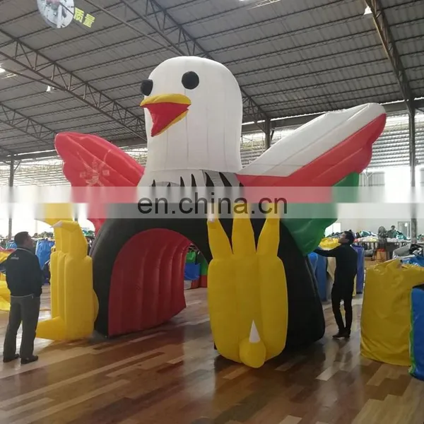 Bald Eagle Theme Archway Cartoon Character Advertising Inflatable Gate Arches From China Reliable Supplier photo-2