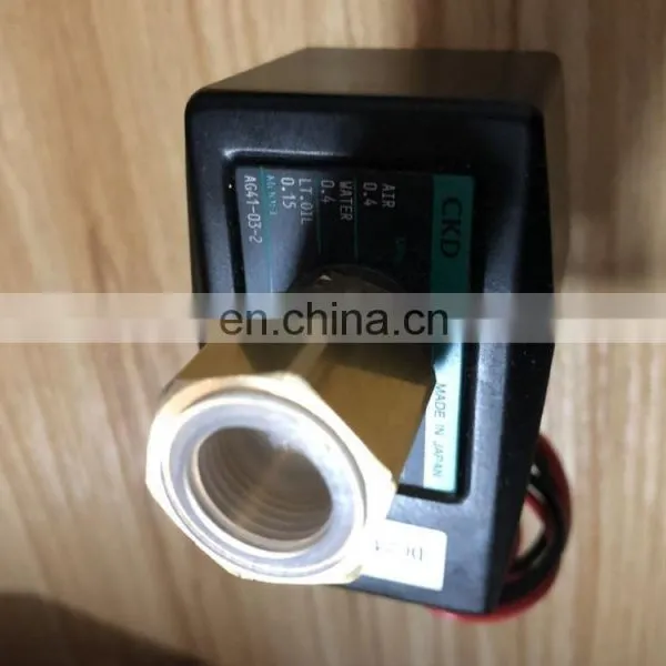 CKD Water Solenoid Valve AG41-03-2-03A DC24V photo-3