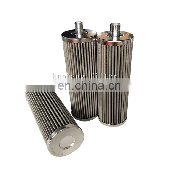 304 Stainless Steel Wire Mesh Pleated Metal Filter Element With Threaded Interface photo-4