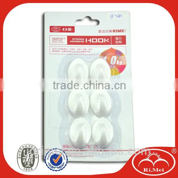 plastic adhesive wall hanger hook