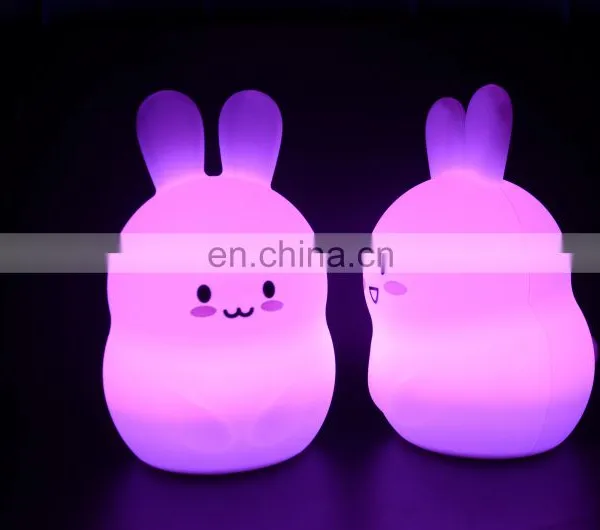 Smart Remote Control Dimming Color Changing Led Baby Night Light for Kids Christmas Gift photo-3