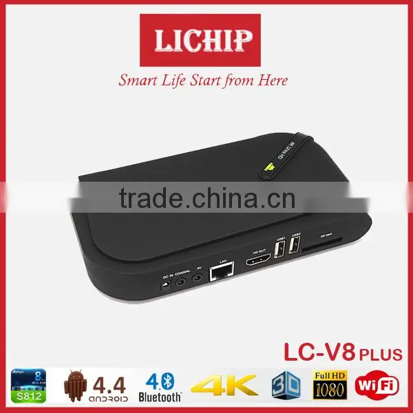 Smart Android 4.4 Bluetooth 4.0 S812 1080P 4K 3D LC- v8 TV Box photo-2