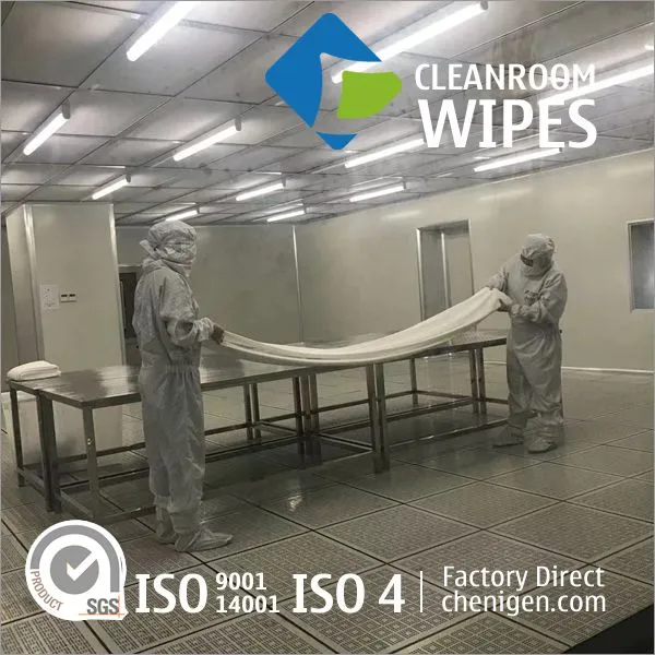 Customized Class 10 Large Polyester Wipers Cleanroom Wipes photo-4