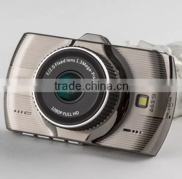 Car Black Box 1080P Full HD With Wide Dynamic GPS, G-sensor,back up Camera Input photo-2