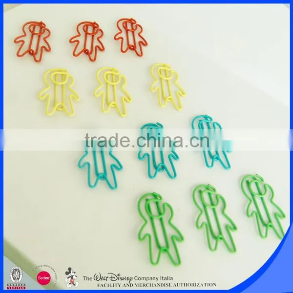 Decorative Human Design Stationery Clip Metal Paper Clip photo-4