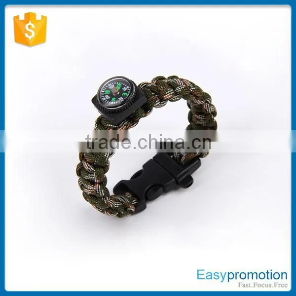 Customized Paracord Adjustable Survival Bracelet Wholesale photo-4