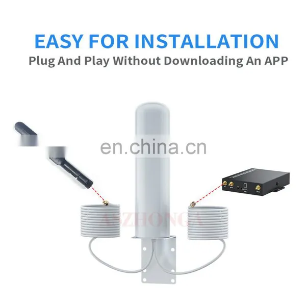 High Gain 10dbi 12dbi 915MHz 2700MHz Lora Omni Fiberglass Waterproof Outdoor Antenna Support 3G 4G Router and Camera photo-5