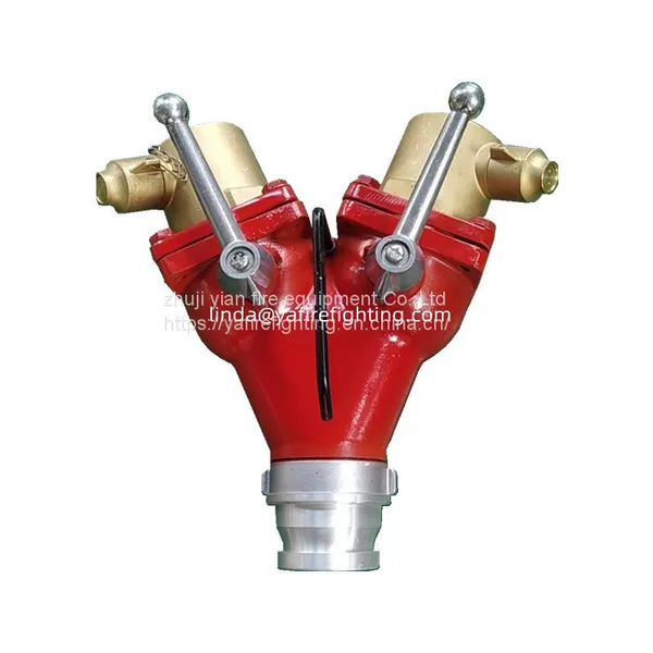 Dividing Control Breeching Wye Fire Hose Manifold With BS Adapter photo-4