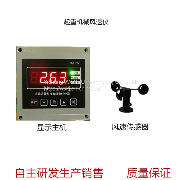 Anemometer for Lifting Machinery