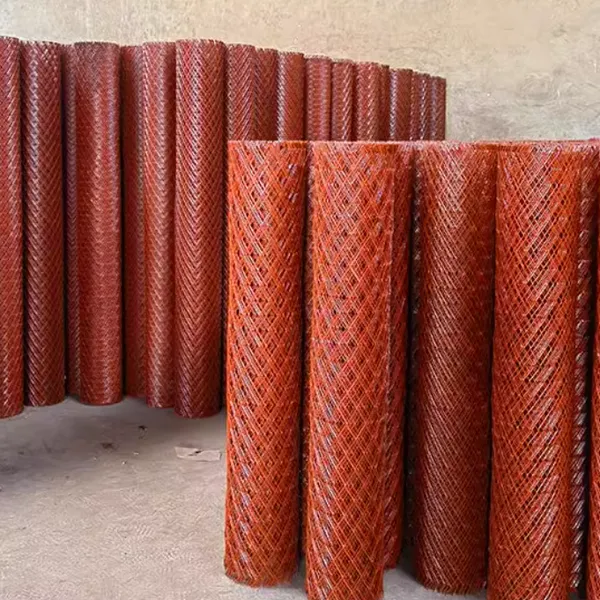 Red Diamond Steel Plate Mesh Circle Corn Wire Mesh Farming Orchard Enclosure Fence Isolation Protection Netting