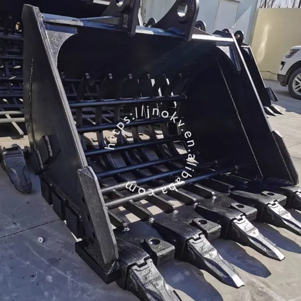 SANY Excavator Screening Bucket Attachment  High-Efficiency Rotary Bucket for Construction & Recycling