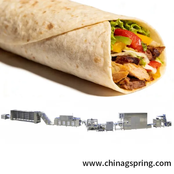 Industrial Tortilla Chapati Roti Production Line PLC Control for Flatbread Processing KBP-820/950 photo-4