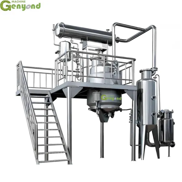 Shanghai Factory Effizienter Extraktionsverdampfer, Pflanzenextraktor, 100l, 200l Ultraschall-Extraktionsmaschine photo-5