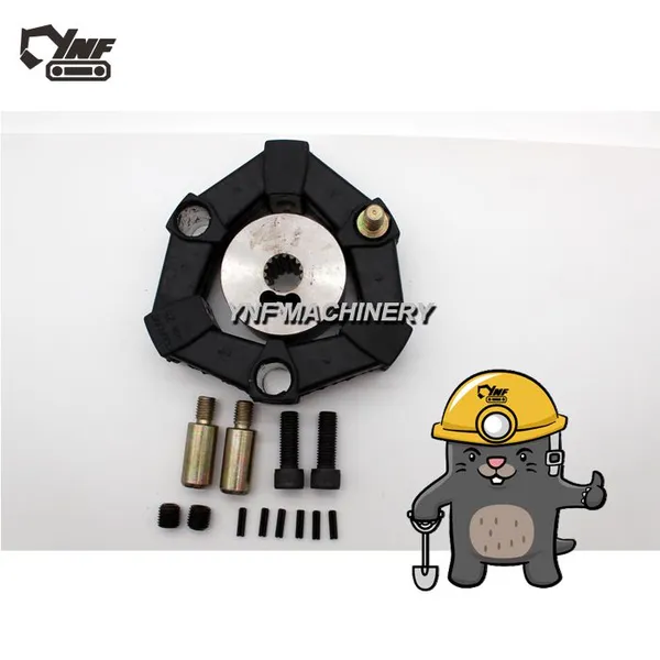 LR001D2140 Excavator Engine Hydraulic Pump Coupling Shock Absorber Rubber photo-6