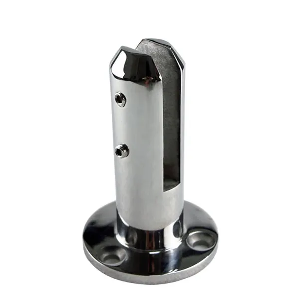 Pool Fencing Spigot SS304 Round Shape Mirror Finish Friction Fit No Hole Required Modern Design photo-4