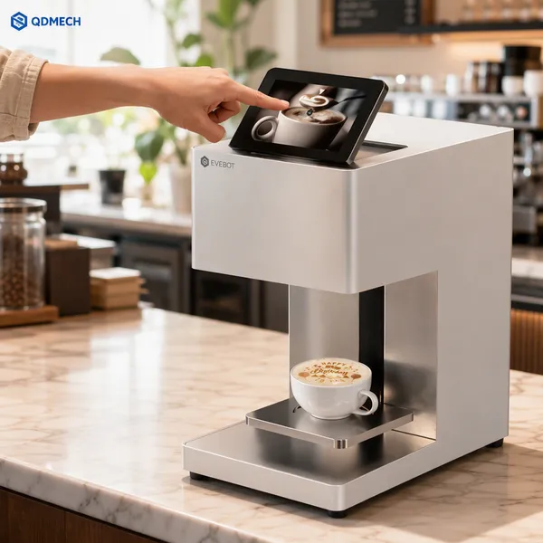 QD-YSP1 Automatic 3D Coffee Printer Edible Ink Latte Art Printing Machine for Professional Barista and Cafe