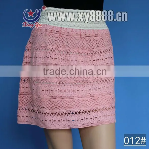 Xinyug Manufacturer Chemical Lace Crochet Short Skirt photo-4