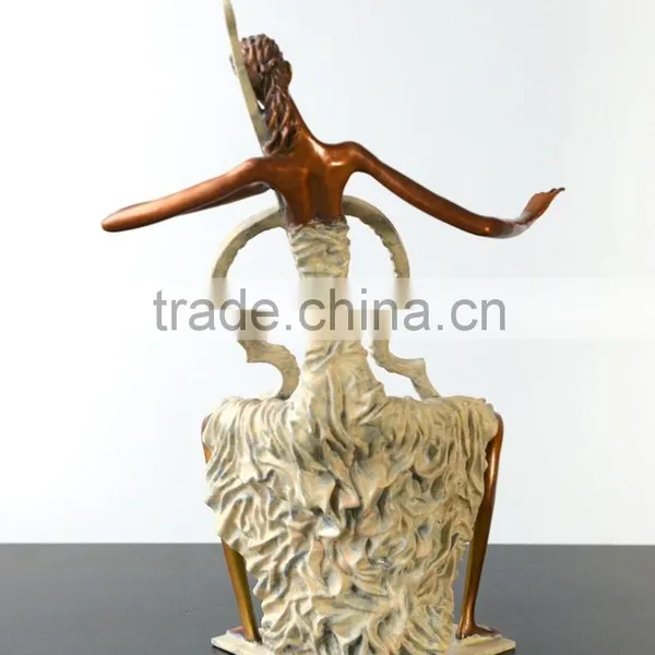 Patented Home Decoration Bronze Figure Statue Abstract Sculpture photo-3