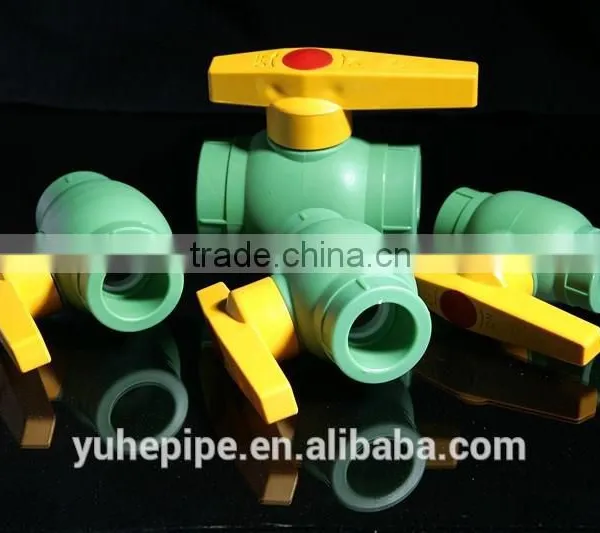 YH PPR BALL VALVES WITH COPPER/STEEL BALL photo-4