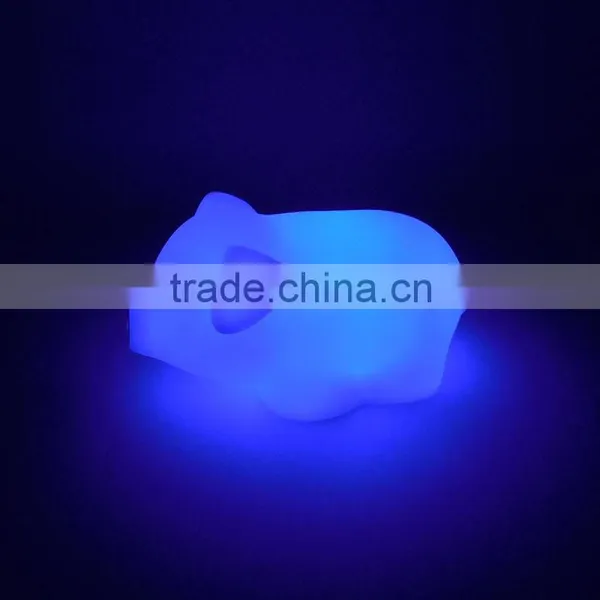 Lovely Plastic PIG Style Multicolor LED Light For Promotiom Gift photo-5