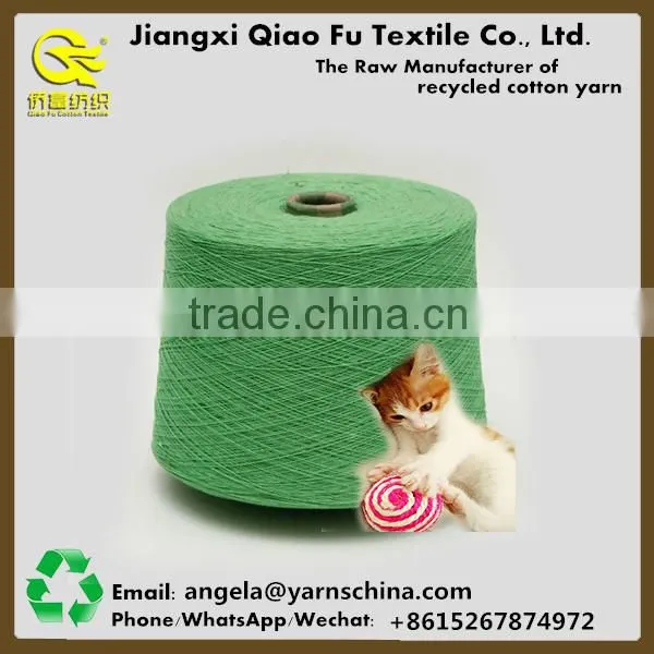 Free Yarn Samples Cotton Polyester Blended Yarn Pet Chewing Toy Cotton Yarn photo-4
