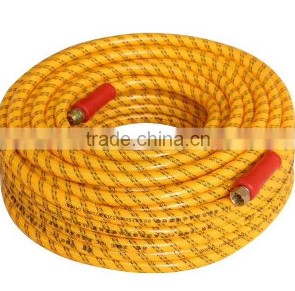 8.5mm Color Thread Yellow Braided PVC High Quality High Pressure Korea Spray Hose photo-2