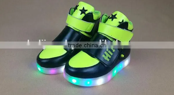 2016 Led Flashing Light Shoes Kids Led Flash Shoes photo-3