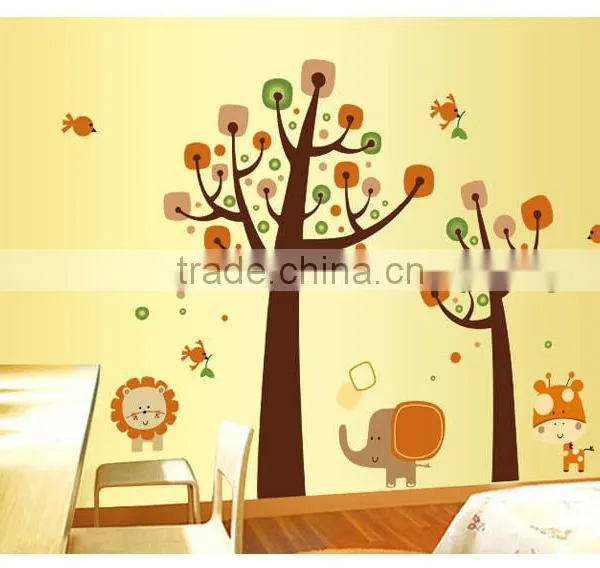 Removable Wall Stickers Animal Tree Large Sticker Home Decor photo-4