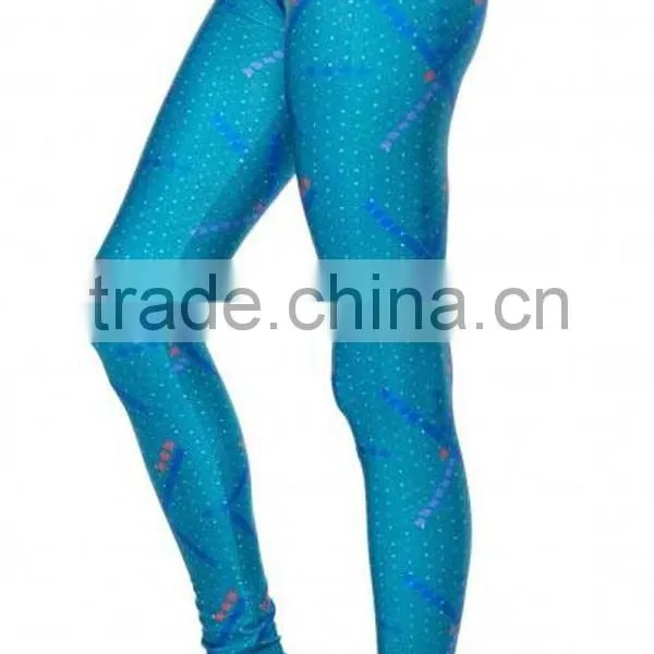 Sublimation Custom High Quality Patterned Custom Made Leggings Spandex&New Arrival Digital Print Leggings photo-2