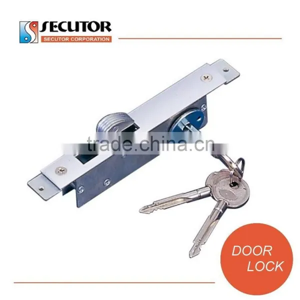 Cross Key Throw Bolt Hidden Door Lock for Aluminium Door photo-5