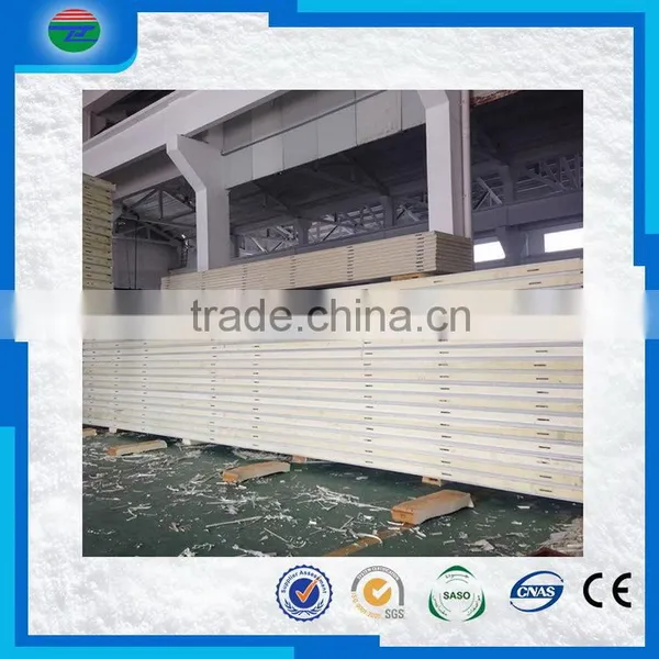 China Gold Supplier Hot Selling Cement pu Sandwich Panel for Cold Room photo-6