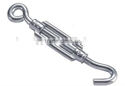 European Type Zinc Plated Die Cast Stainless Steel Turnbuckle DIN1480 Hook and Eye photo-2