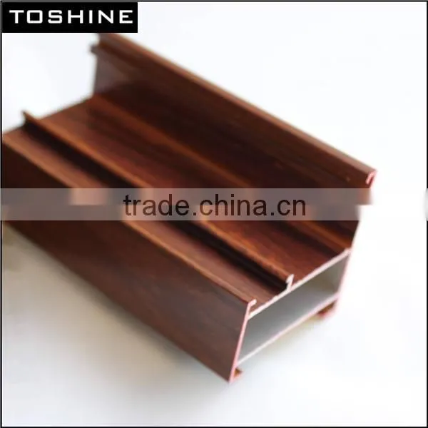 2014 Hot Sell Wood Color Transfer Cabinet Door Aluminum Profile Manufacturer photo-6