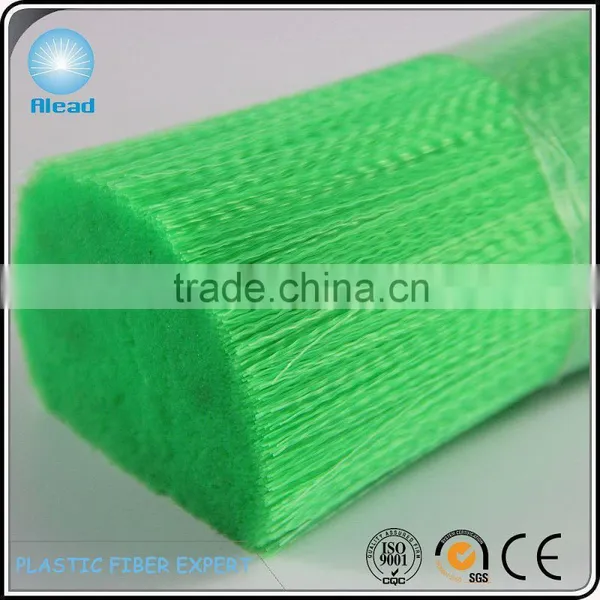 0.25mm Shiny Green pp Synthetic Fiber Plastic Filament Applied to Bottle Brush photo-3