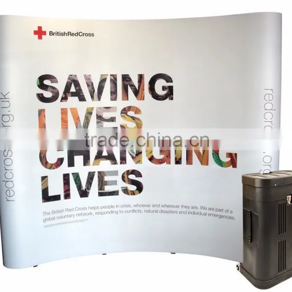 Custom Size High Quality Long Life Printed Type PP Advertising Banner Popup Stand photo-3