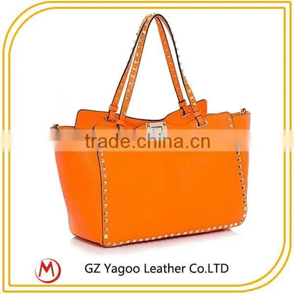 Cheap Guangzhou Lady Handbag Rivet Market Size Handbags photo-4