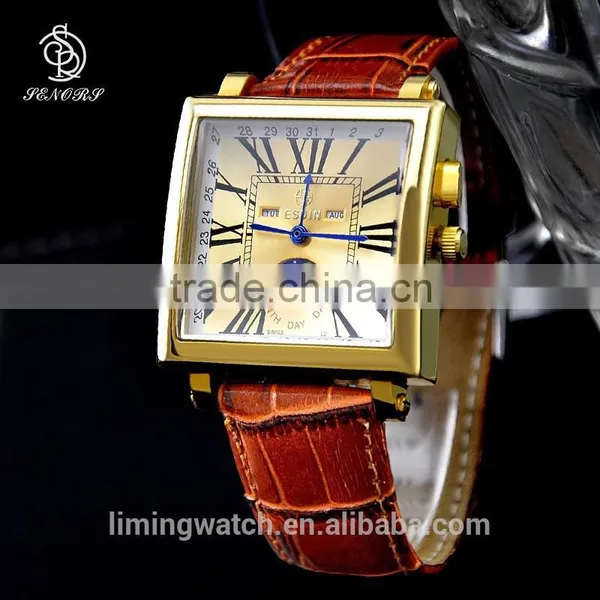 New Products Men Wrist Watch Wholesale China Watch Thin Quartz Stainless Steel Back Watch photo-2