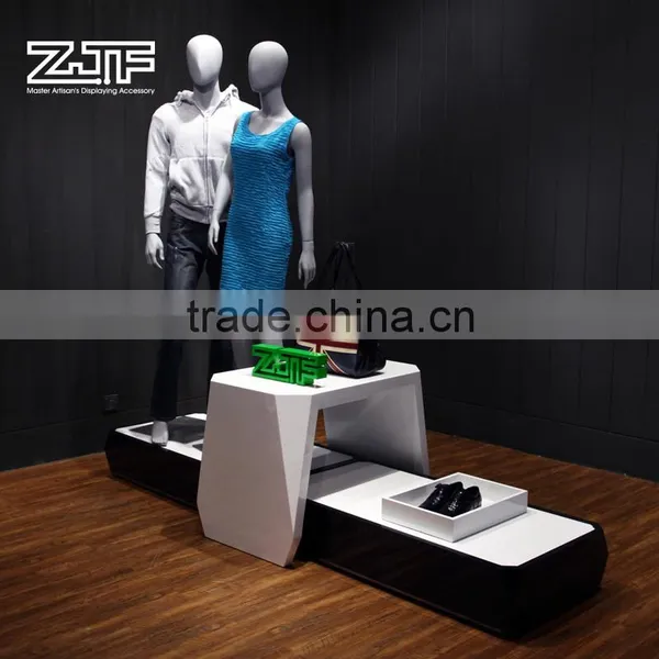 ZJF Boutique Display Prop Wooden Stool Design