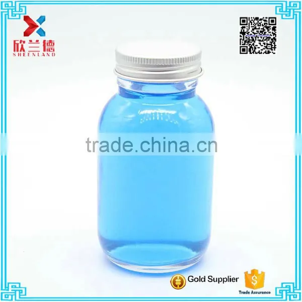 150ml Wide Mouth Clear Round Glass Tablet Pill Bottle photo-6