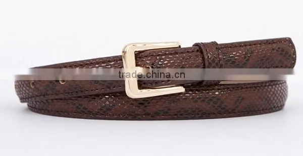 Animal Fashion Belt Snake PU Belt for Lady photo-3