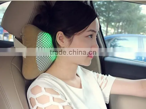 Smart Electric Shiatsu Neck Car Massage Pillow/ Massager Pillow Manufacturer& Battery Operated Vibrating Head Massage Pillow Quality Choice