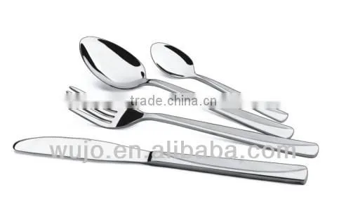 Sand Blast Stainless Steel Silverware Set