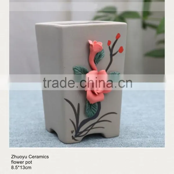 Flower Pot With Hand Craft Flower photo-2