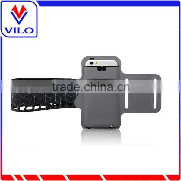 Breath Free Lycra Armband for Iphone 6 With Card Holder photo-3