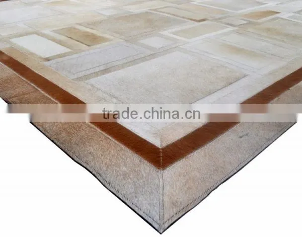 Hair-On Cowhide Leather Carpet M-91 photo-2