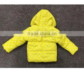 Yellow Children Warm Coat 2015 Kids Winter Coats High Quality Children Fancy Winter Coat photo-2