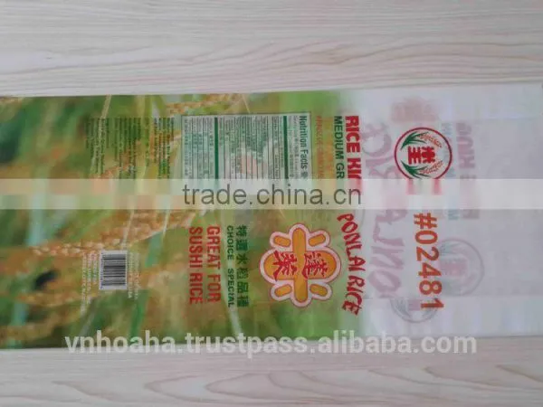 High Quality 25kg pp Woven Rice Bag in Vietnam, Vietnam Bopp Laminated Woven Rice Bag photo-2