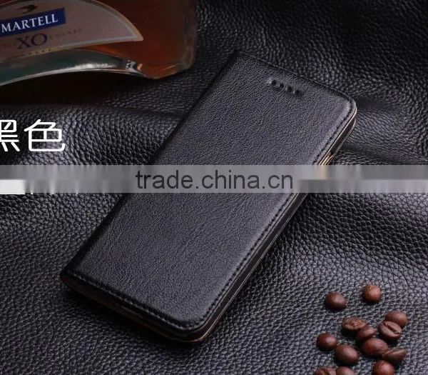 2015 Wholesale Phone Case For Business Men Plain Leather Case For IPhone 6 photo-6