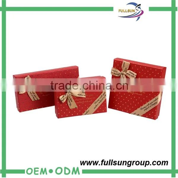 Wholesale Customized Logo Ribbon Packing Carton Box for Sweet photo-5